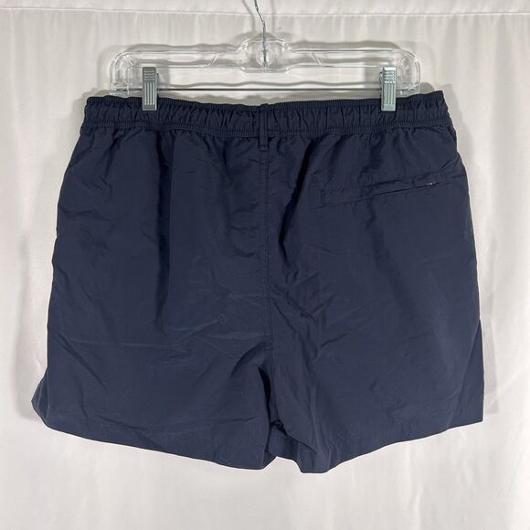 Paul Smith Swim Trunks Men's Large Blue Striped Mesh Lined Pockets Drawstring - Picture 4 of 8